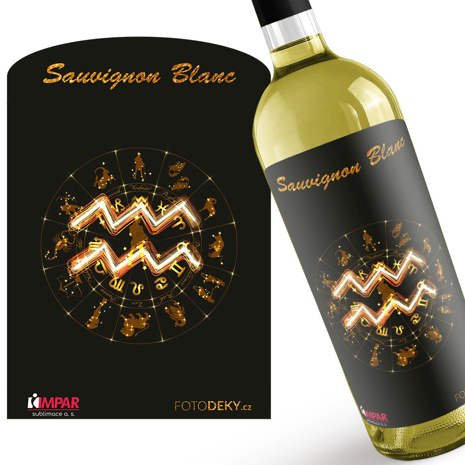 Víno Symbol znamení - Vodnář (21.1. - 20.2.) (Druh Vína: Bílé víno)