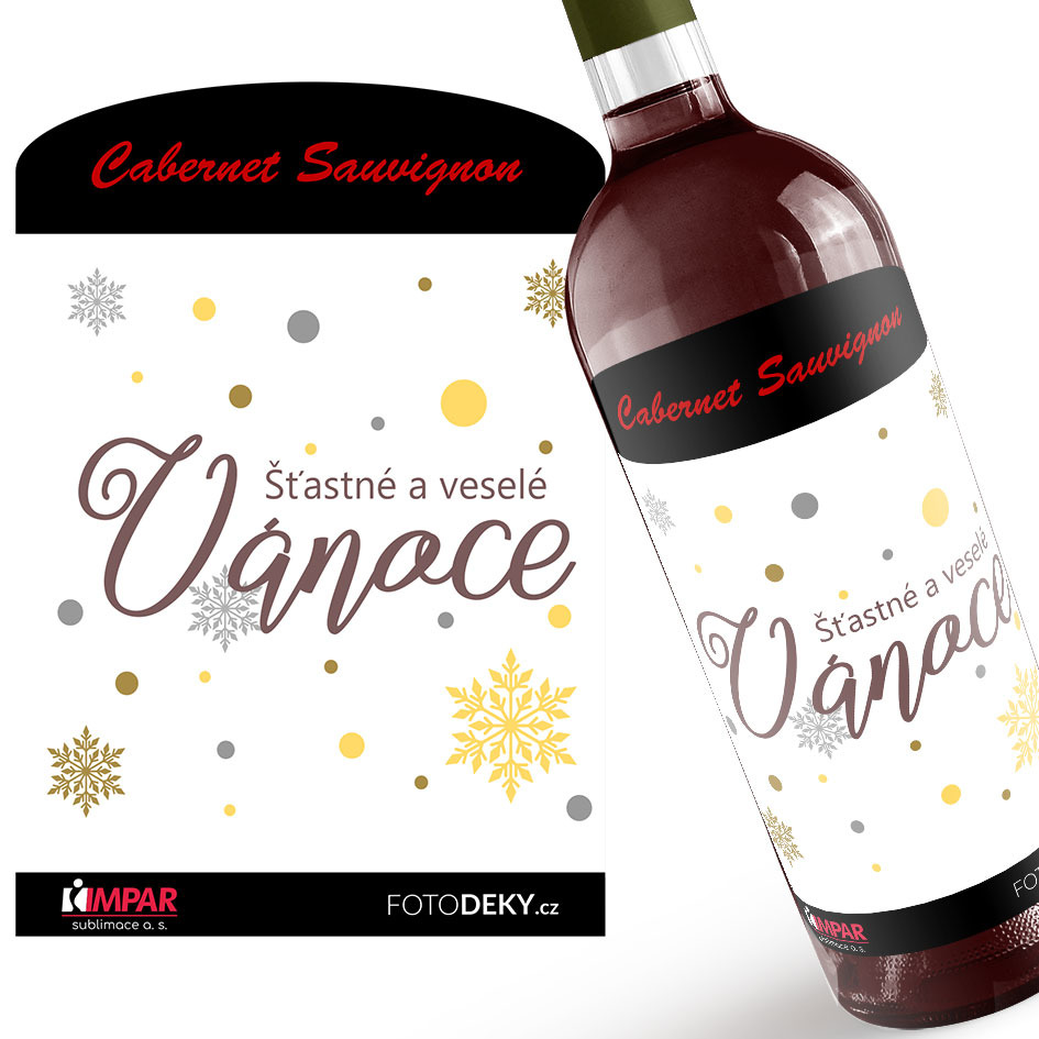 Víno Šťastné a veselé Vánoce (Druh Vína: Červené víno)