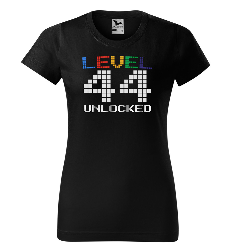 Tričko Level Unlocked (dámské) (věk: 44)