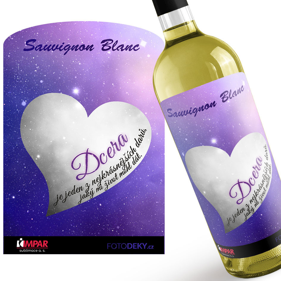 Víno Dcera – nejkrásnější dar (Druh Vína: Bílé víno)
