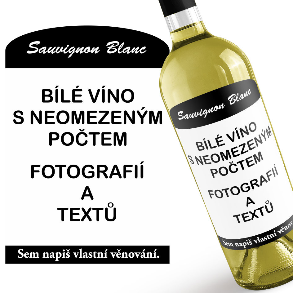 Levně Bílé víno z vašich fotografií ∞
