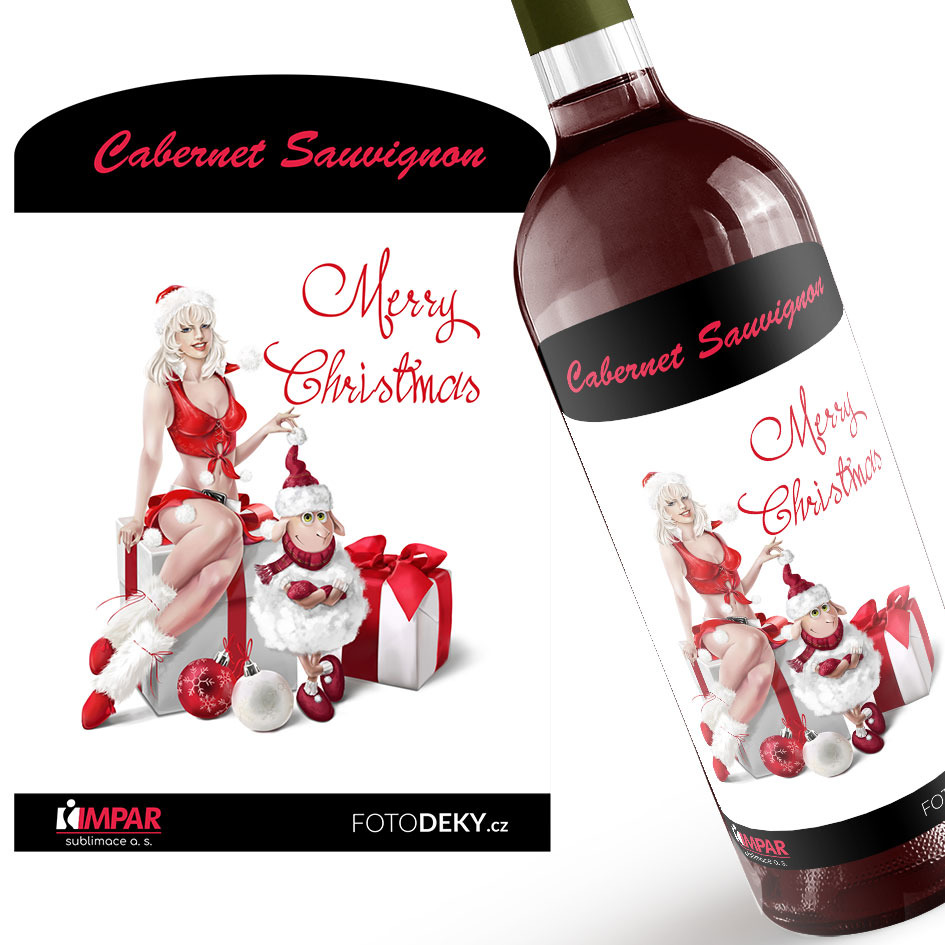 Víno Merry Christmas – Sexy Lady (Druh Vína: Červené víno)