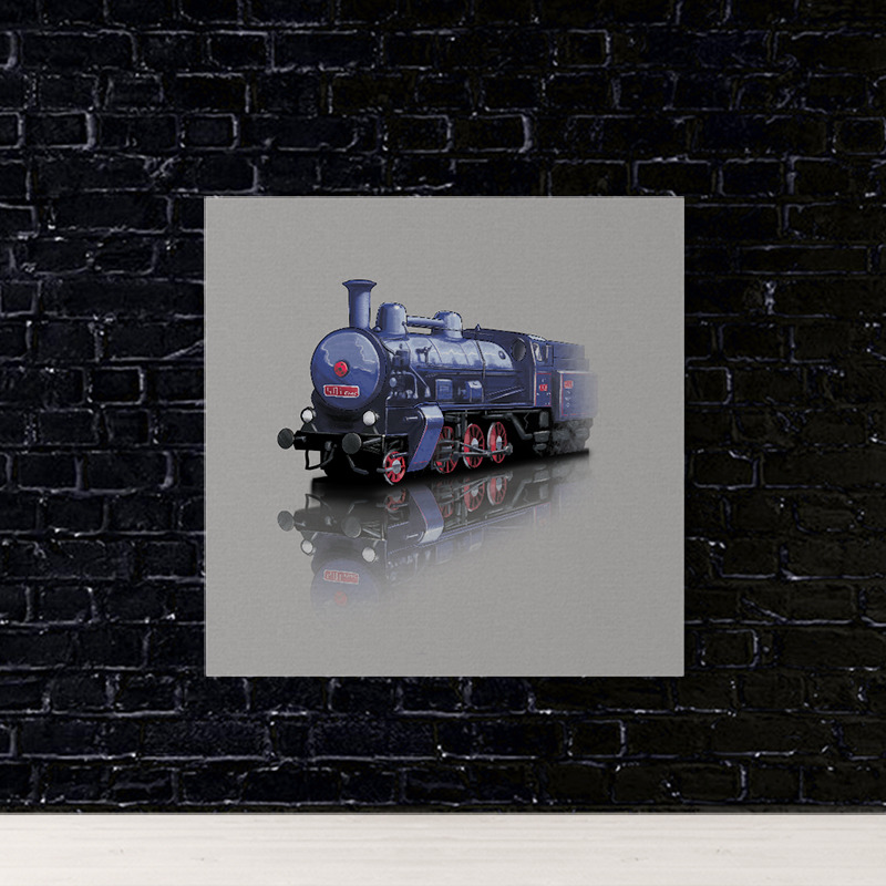 Obraz Parní lokomotiva (Rozměr obrazu: 70x70)