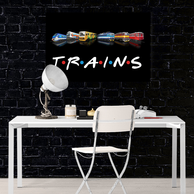 Obraz Trains (Rozměr obrazu: 90x60)