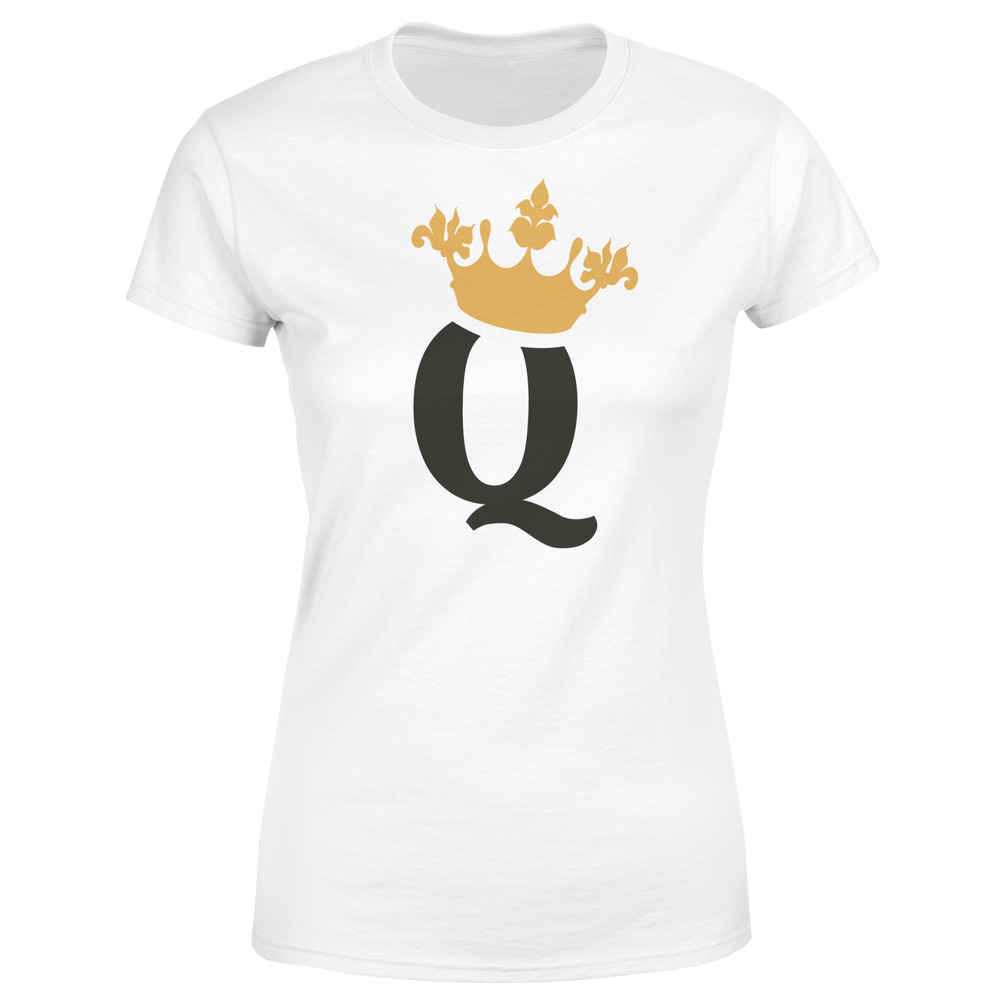 Tričko Queen – dámské (Velikost: XL, Barva trička: Bílá)
