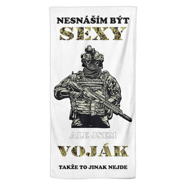 Levně Osuška Sexy voják