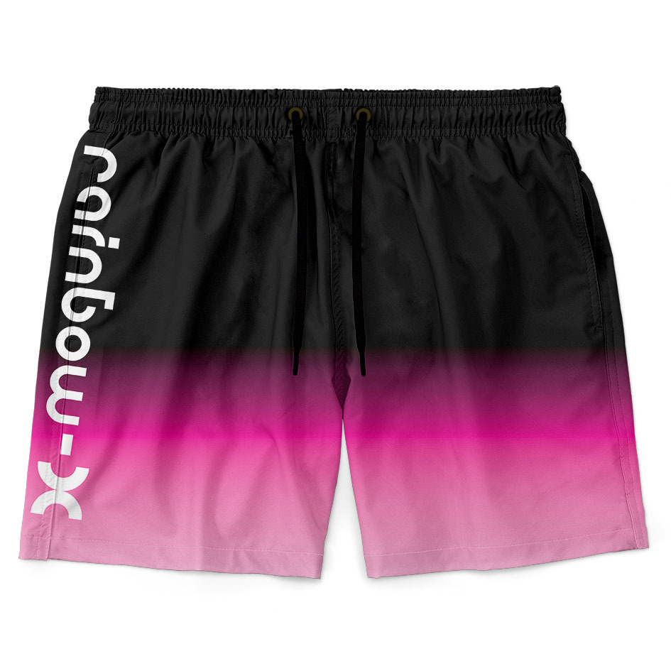 Pánské plavky short – Pink gradient (Velikost: XL)