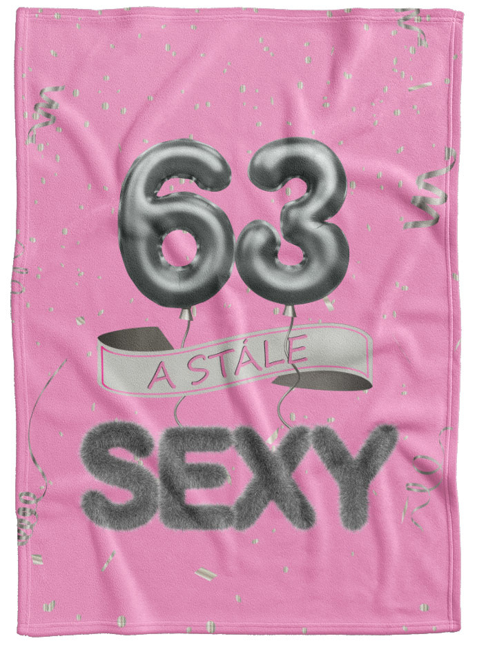 Deka Stále sexy – Růžová (věk: 63, Podšití beránkem: NE)