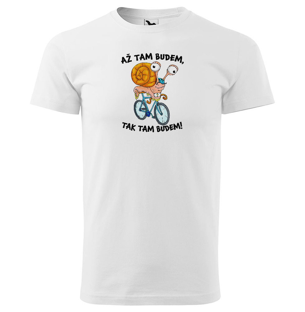 Tričko Šnek na kole (Velikost: XL, Typ: pro muže)