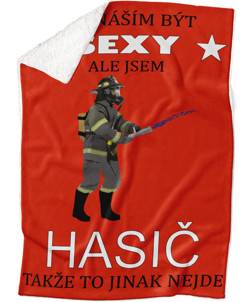 Deka Sexy hasič (Podšití beránkem: ANO)