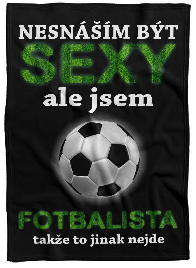 Deka Sexy fotbalista (Podšití beránkem: NE)