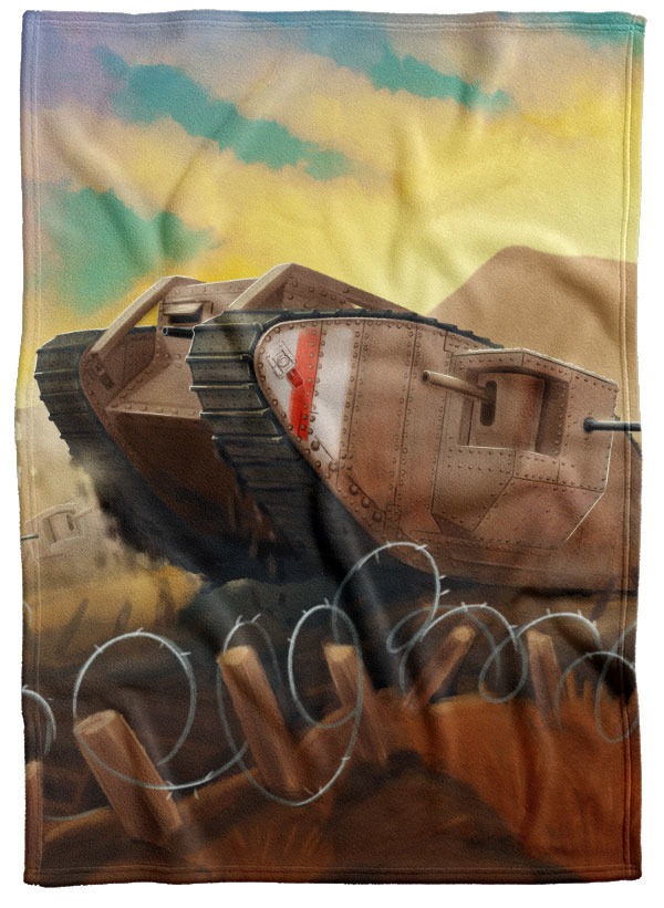 Levně Deka Tank Mark I (Podšití beránkem: NE)