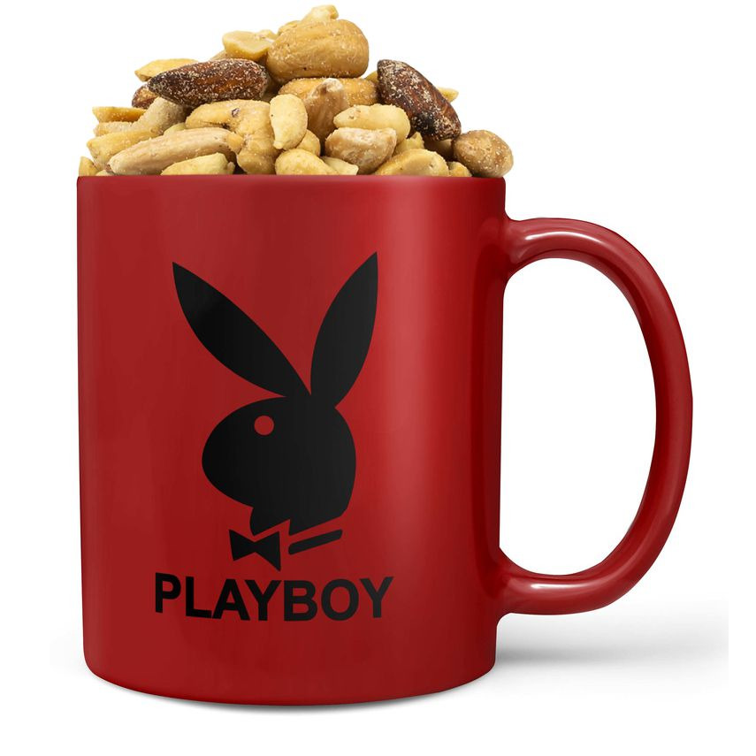 Hrnek Playboy (Náplň hrníčku: Směs slaných oříšků)