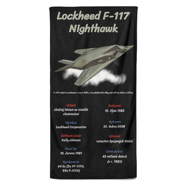 Levně Osuška F-117 Nighthawk