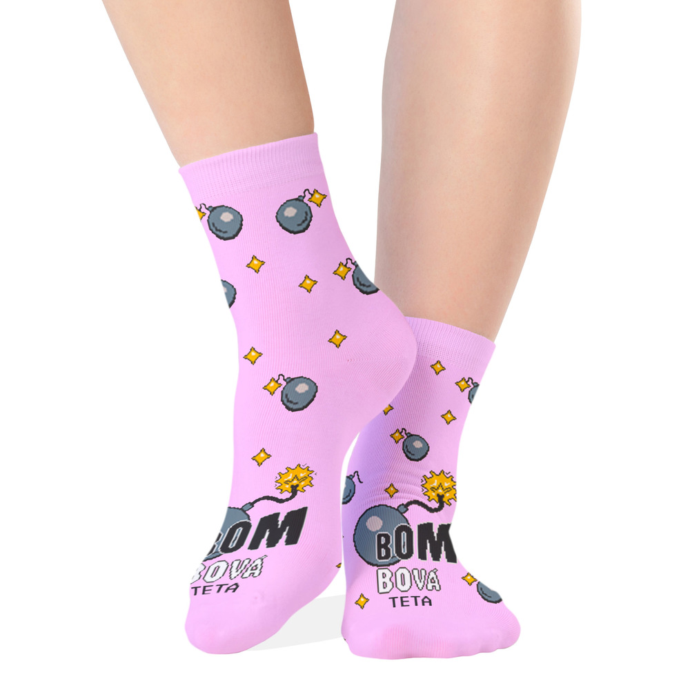 Ponožky Bombová teta (Velikost: 35-38)