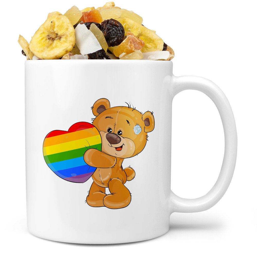 Levně Hrnek LGBT Bear (Náplň hrníčku: Tropická směs)