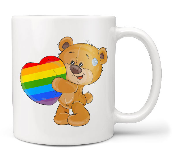 Levně Hrnek LGBT Bear (Náplň hrníčku: Žádná)