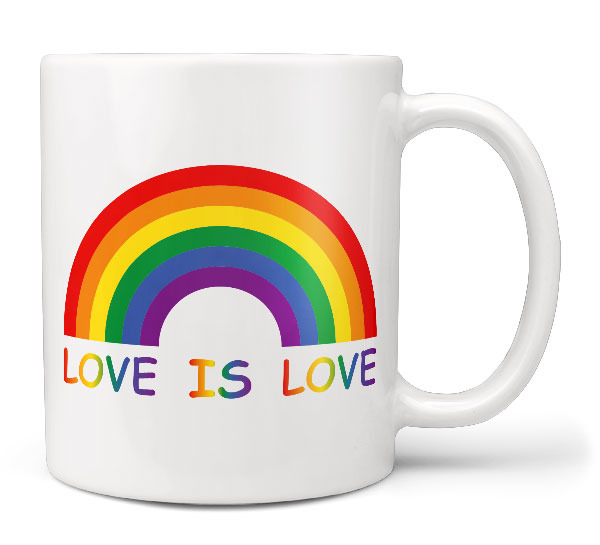 Levně Hrnek LGBT Rainbow (Náplň hrníčku: Žádná)