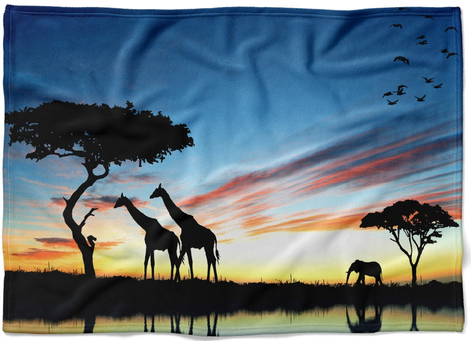 Deka Noční safari (Rozměr : 150 x 120 cm, Podšití beránkem: NE)