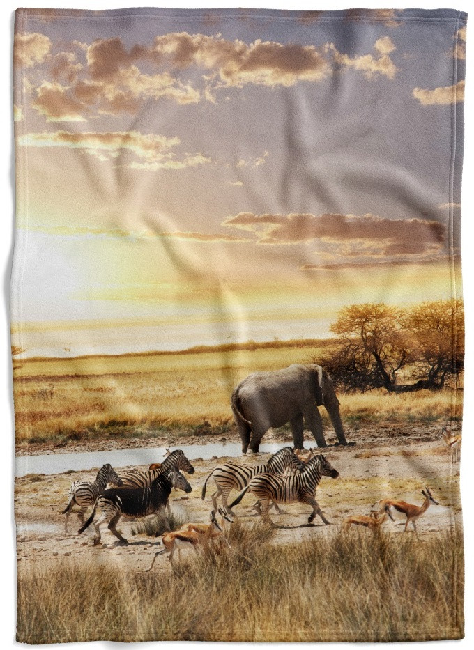 Deka Safari (Rozměr : 200 x 140 cm, Podšití beránkem: NE)
