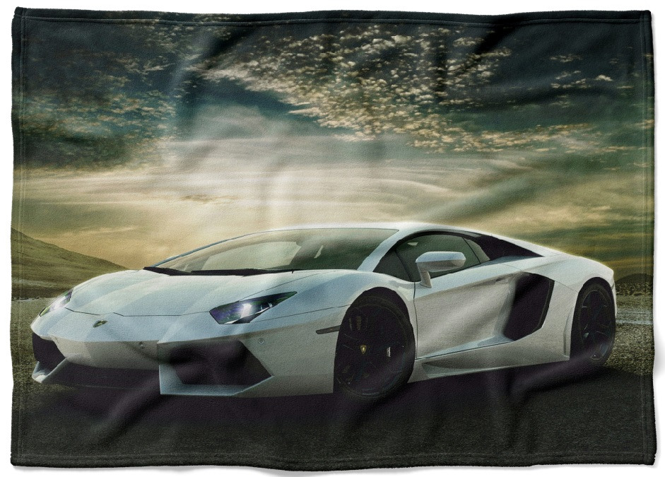 IMPAR Fleecová deka Lamborghini 150x120 cm (Rozměr : 150 x 120 cm, Podšití beránkem: NE)