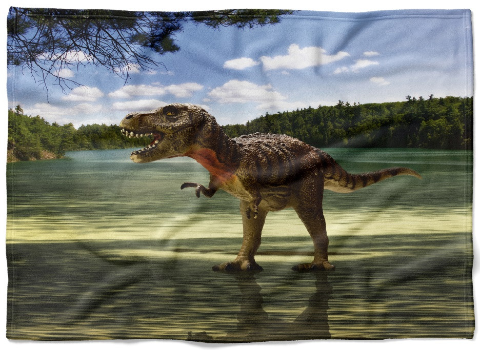 IMPAR Fleecová deka Tyrannosaurus 150x120 cm (Rozměr : 150 x 120 cm, Podšití beránkem: NE)