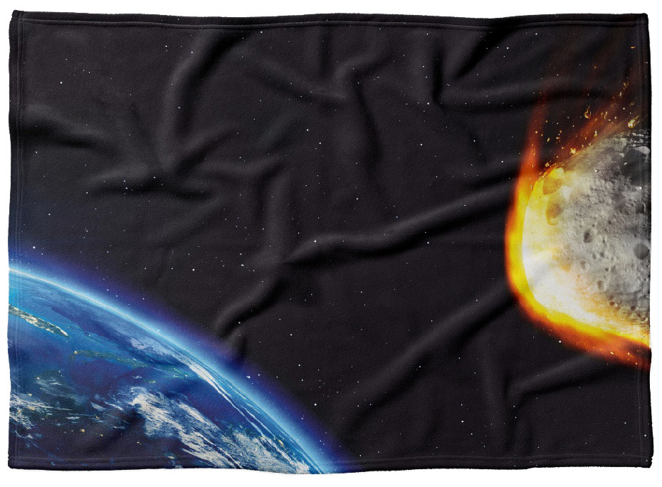 IMPAR Fleecová deka Vesmír 6 150x120 cm (Rozměr : 150 x 120 cm, Podšití beránkem: NE)