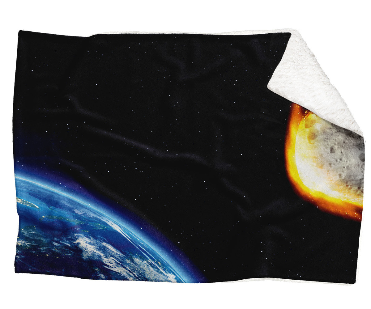 IMPAR Fleecová deka Vesmír 6 150x120 cm (Rozměr : 200 x 140 cm, Podšití beránkem: ANO)