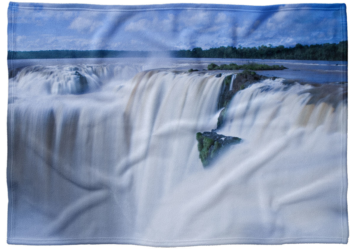 IMPAR Fleecová deka Vodopády 2 150x120 cm (Rozměr : 150 x 120 cm, Podšití beránkem: NE)