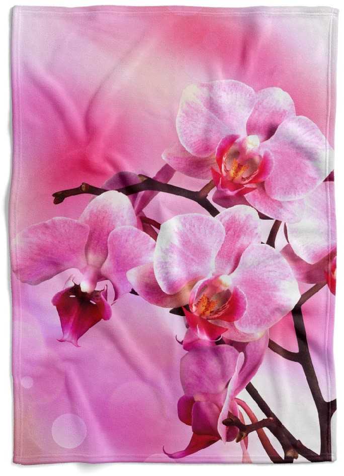 Deka Orchidej (Rozměr : 200 x 140 cm, Podšití beránkem: NE)