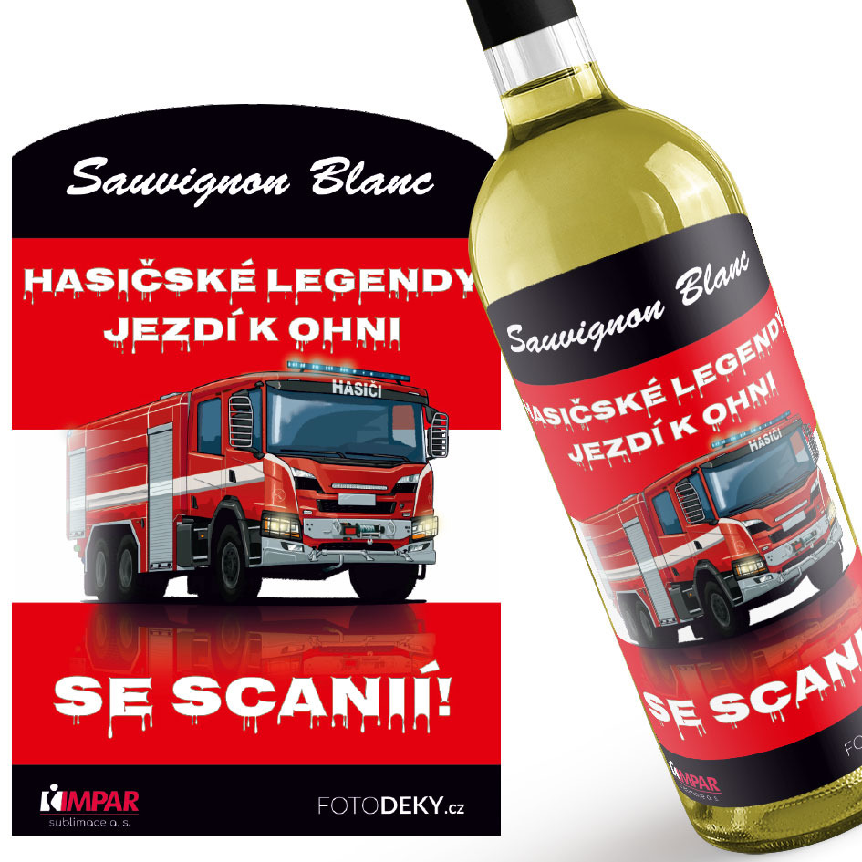 Víno Hasičské legendy – Scania (Druh Vína: Bílé víno)