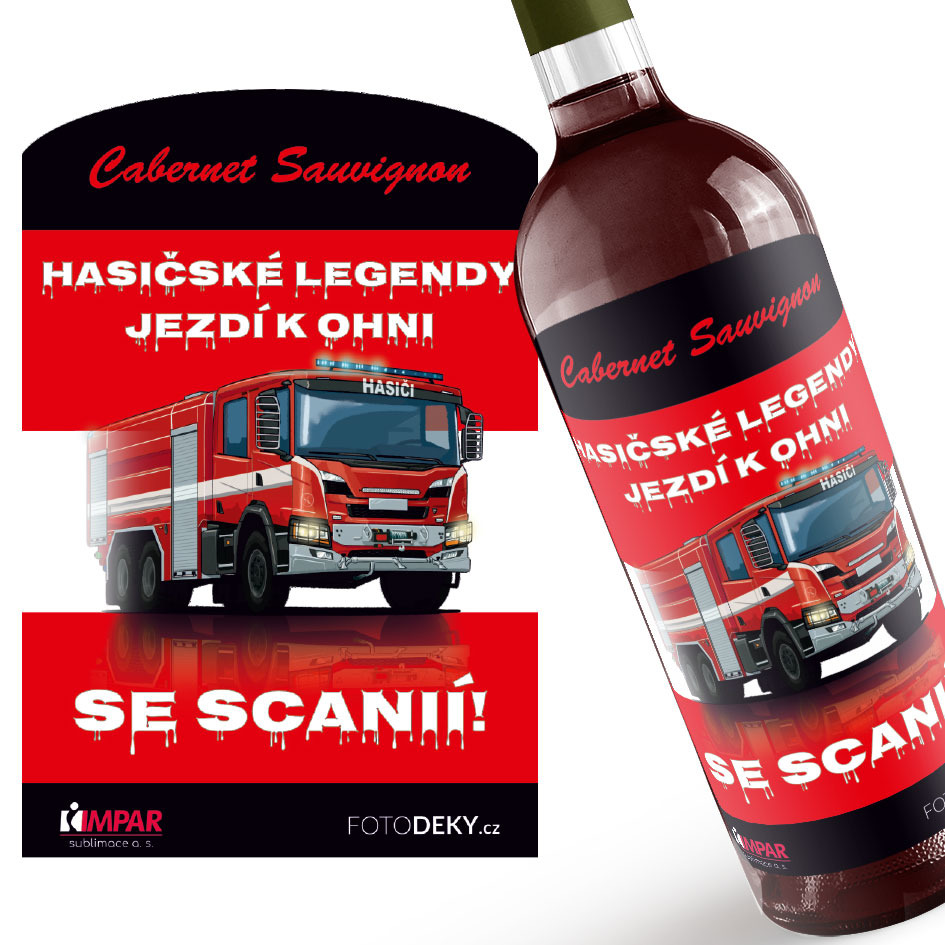 Víno Hasičské legendy – Scania (Druh Vína: Červené víno)