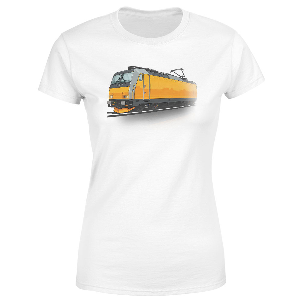 Tričko Bombardier TRAXX (Velikost: S, Typ: pro ženy, Barva trička: Bílá)