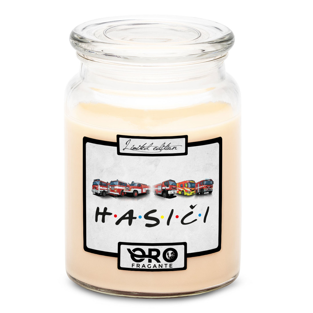 Svíčka Hasiči (Vůně svíčky: Vanilka)