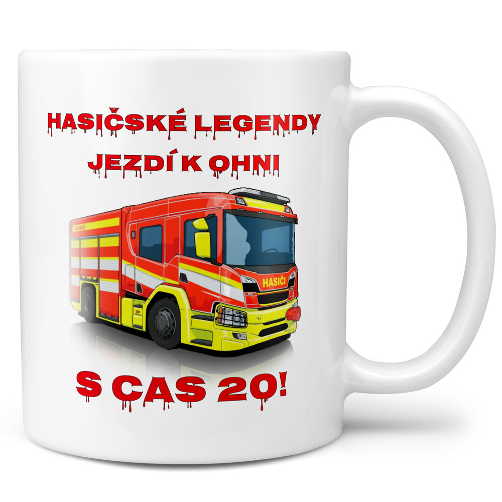 Hrnek Hasičské legendy – CAS 20 (Náplň hrníčku: Žádná)