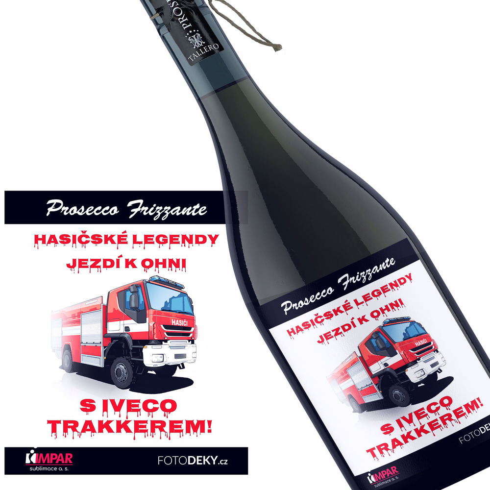 Víno Hasičské legendy – IVECO Trakker (Druh Vína: Prosecco)