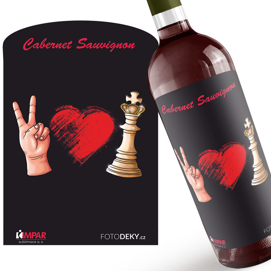 Víno Love Chess (Druh Vína: Červené víno)
