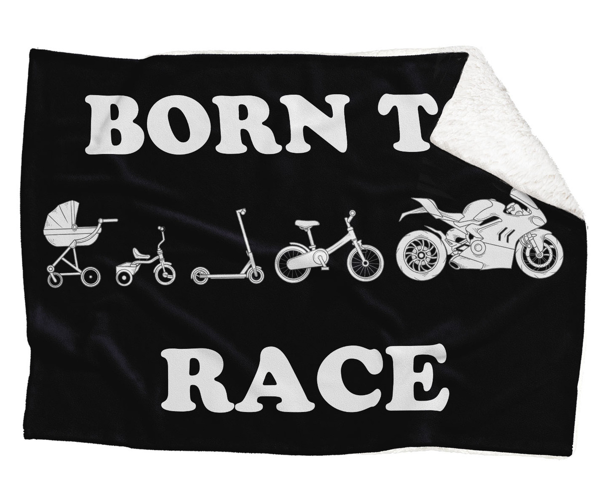 Levně Deka Born to race (Podšití beránkem: ANO)