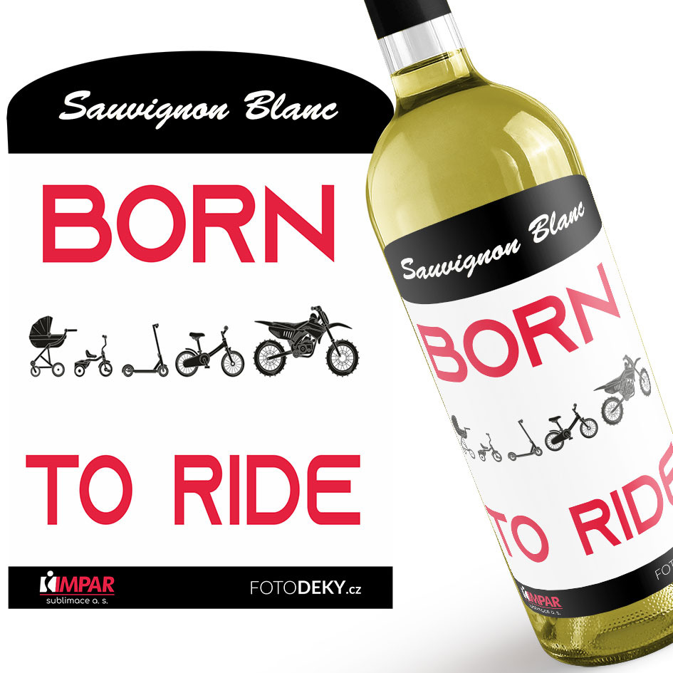 Víno Born to ride motocross (Druh Vína: Bílé víno)