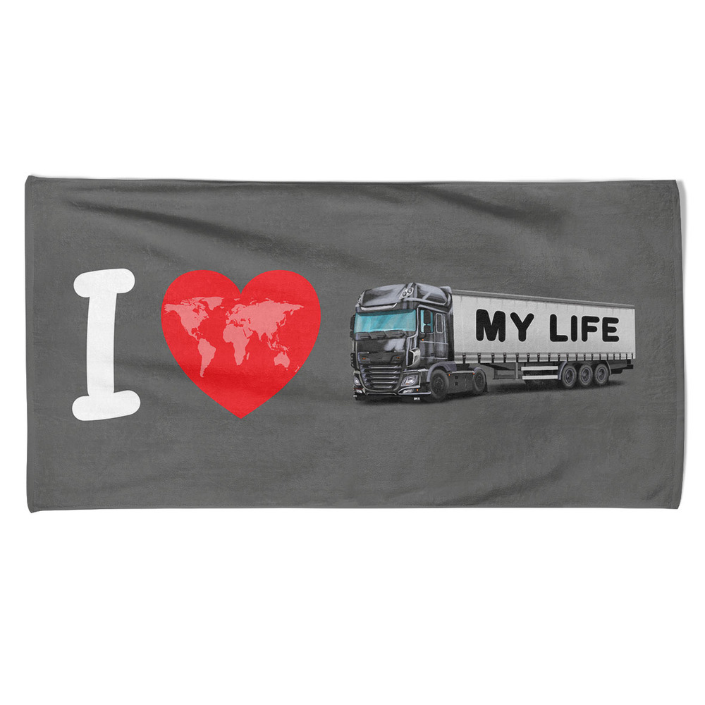 Osuška Kamion – my life (VÝBĚR BARVY) (Barva kamionu: Černá)