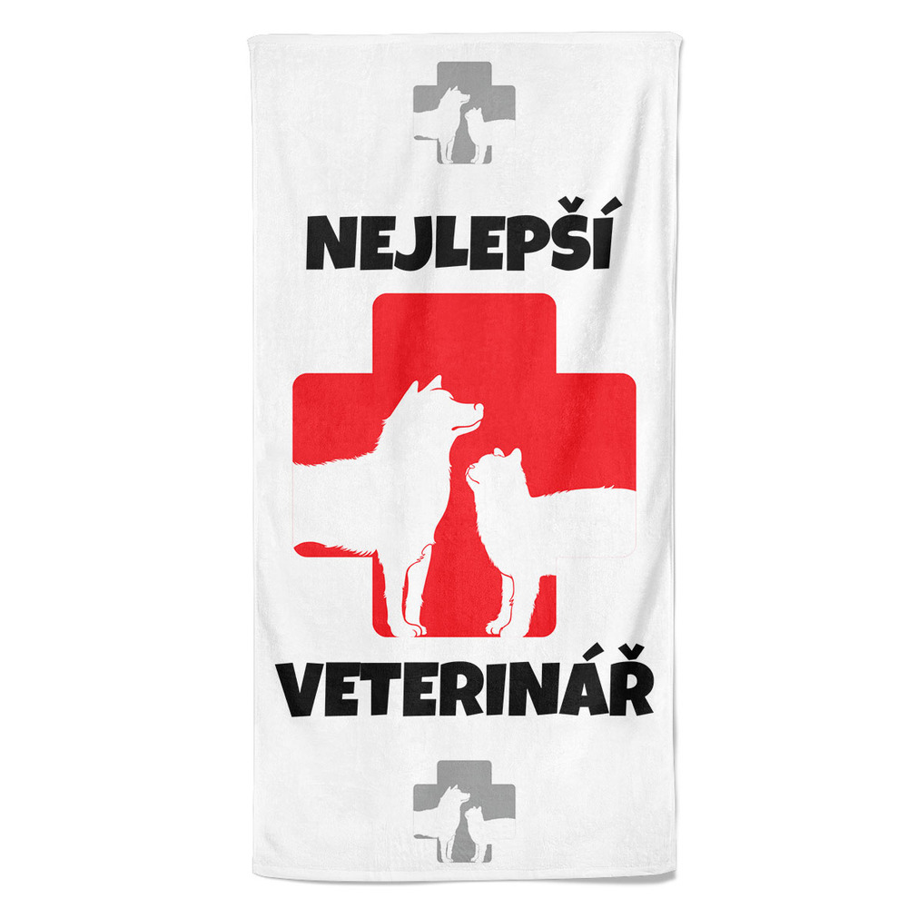 Levně Osuška Nejlepší veterinář – kříž