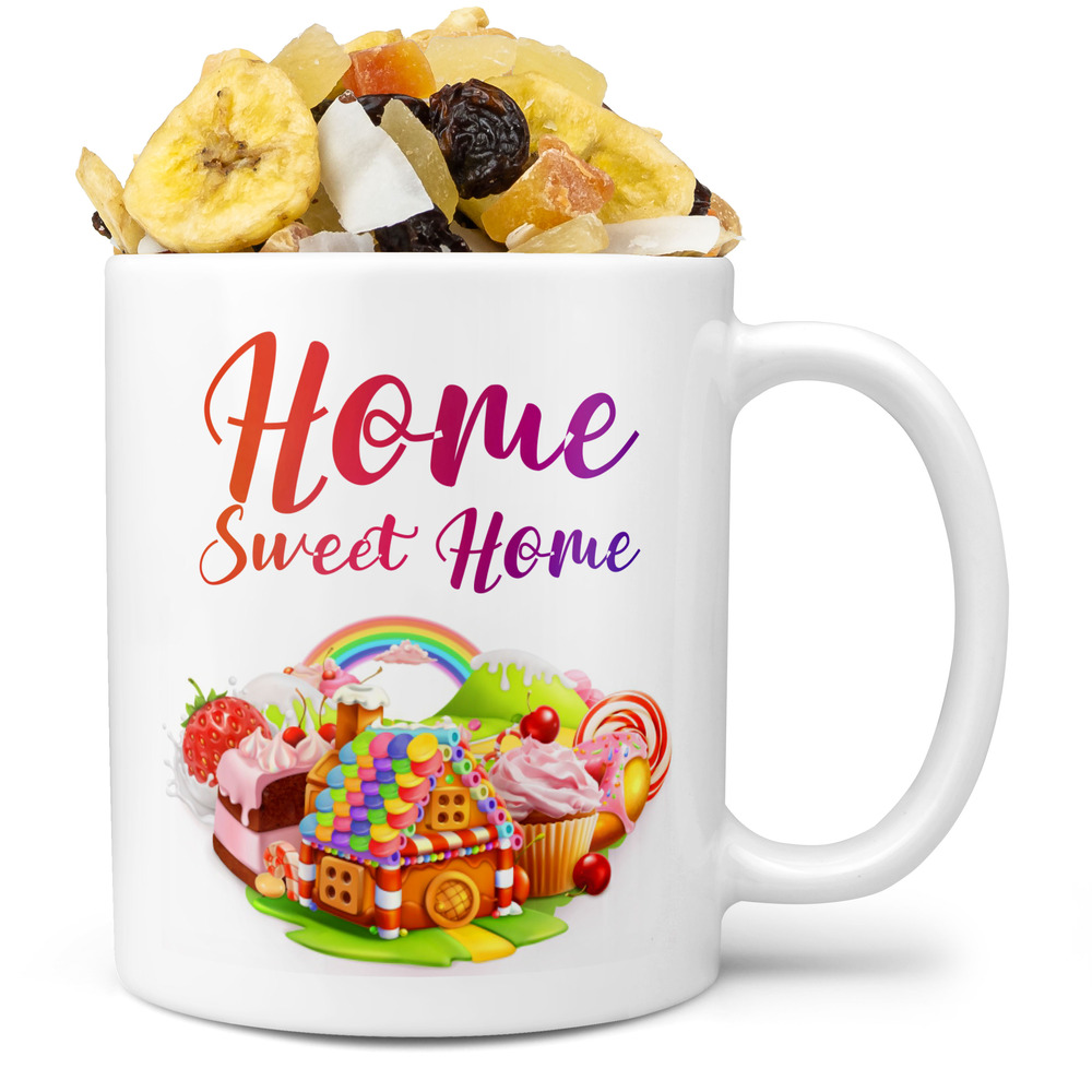 Levně Hrnek Home sweet home – candy (Náplň hrníčku: Tropická směs)