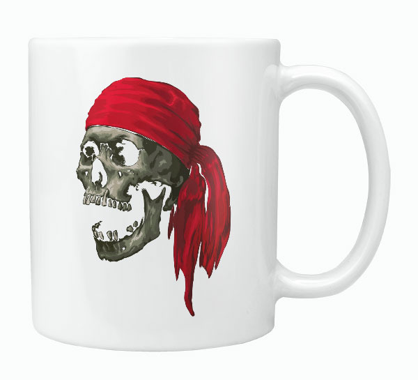 Hrnek Pirate skull (Náplň hrníčku: Žádná)
