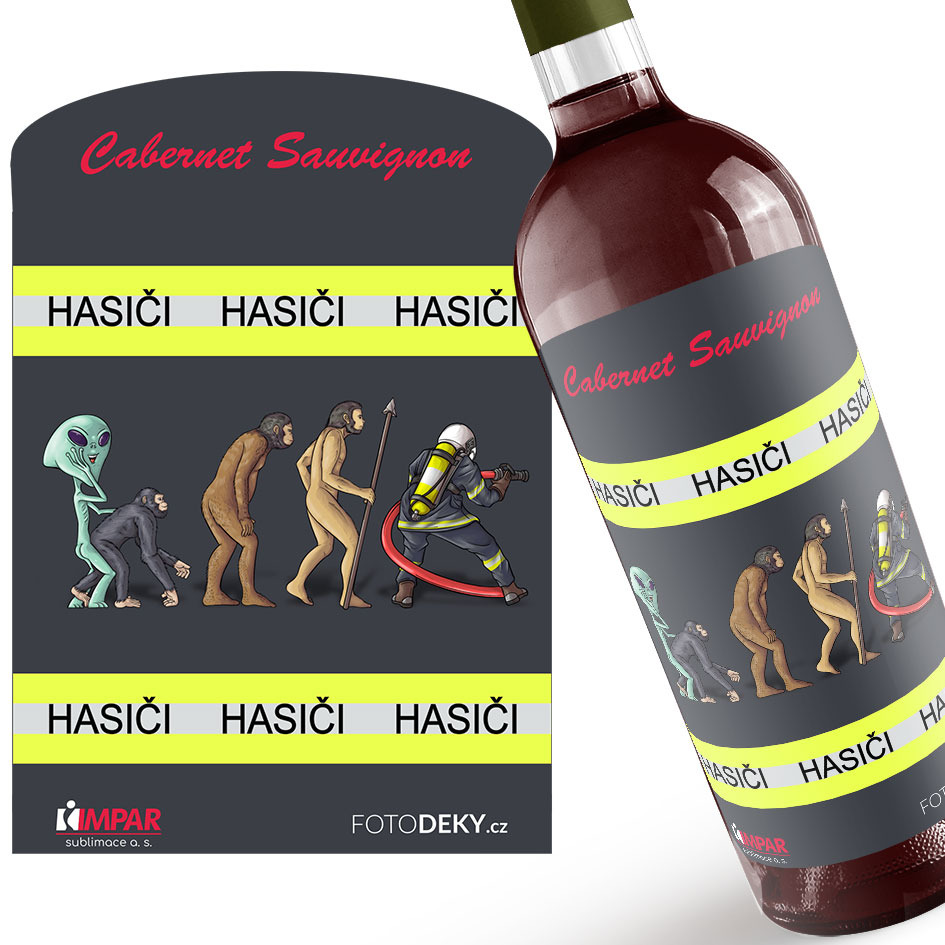 Víno Evoluce - Hasiči (Druh Vína: Červené víno)