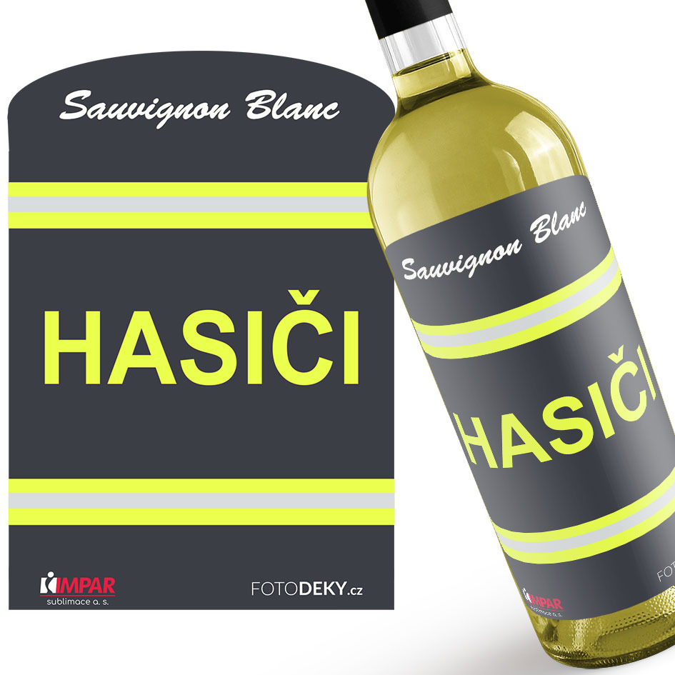 Víno Hasiči – Pruhy (Druh Vína: Bílé víno)