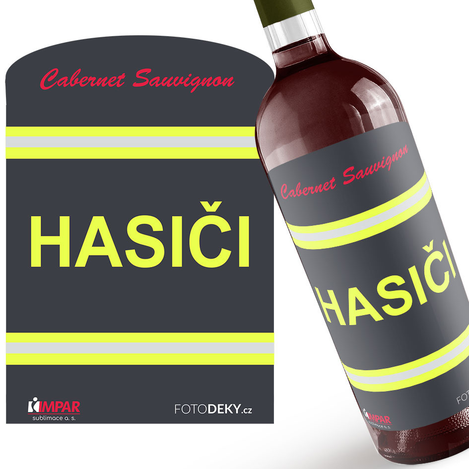 Víno Hasiči – Pruhy (Druh Vína: Červené víno)