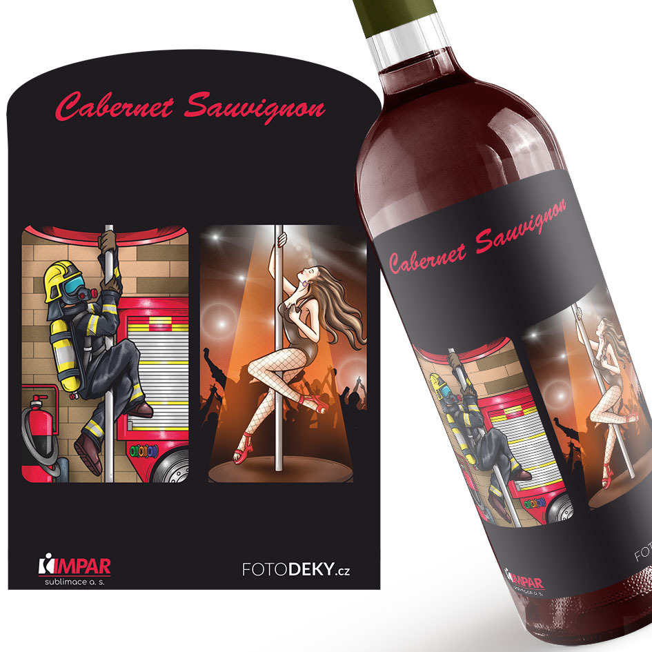 Víno Hasič a striptérka (Druh Vína: Červené víno)