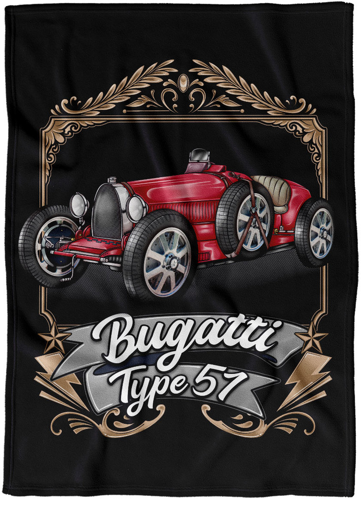 Levně Deka Bugatti type 2 (Podšití beránkem: NE)