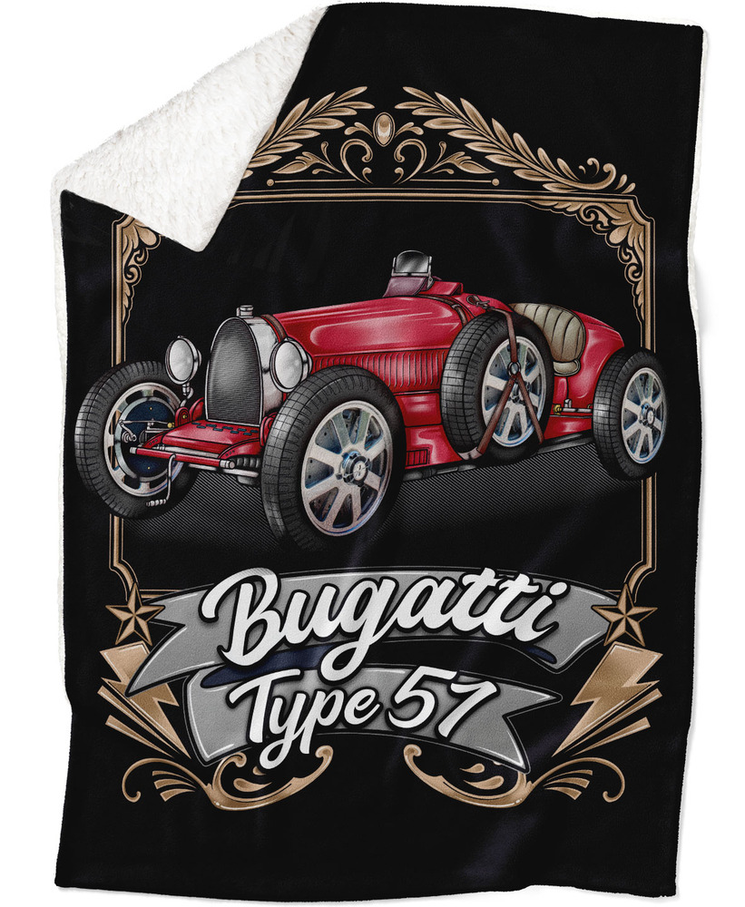 Levně Deka Bugatti type 2 (Podšití beránkem: ANO)