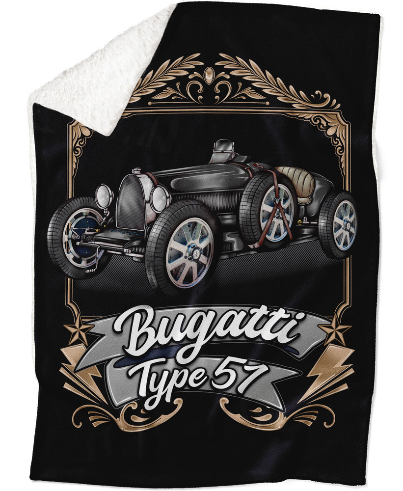 Levně Deka Bugatti type 3 (Podšití beránkem: ANO)